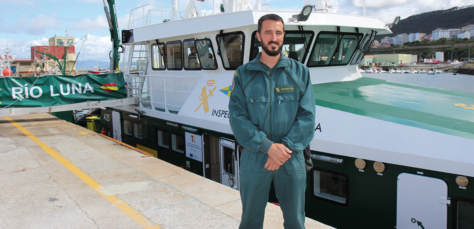 Carlos Simoes marinero mecánico guardia civil del mar Burela