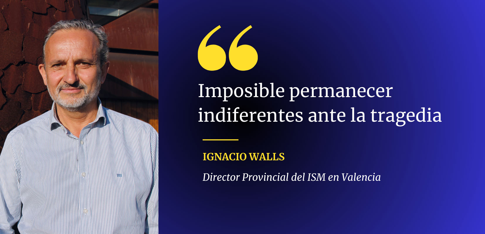 Ignacio Valls Director Provincial del ISM en Valencia