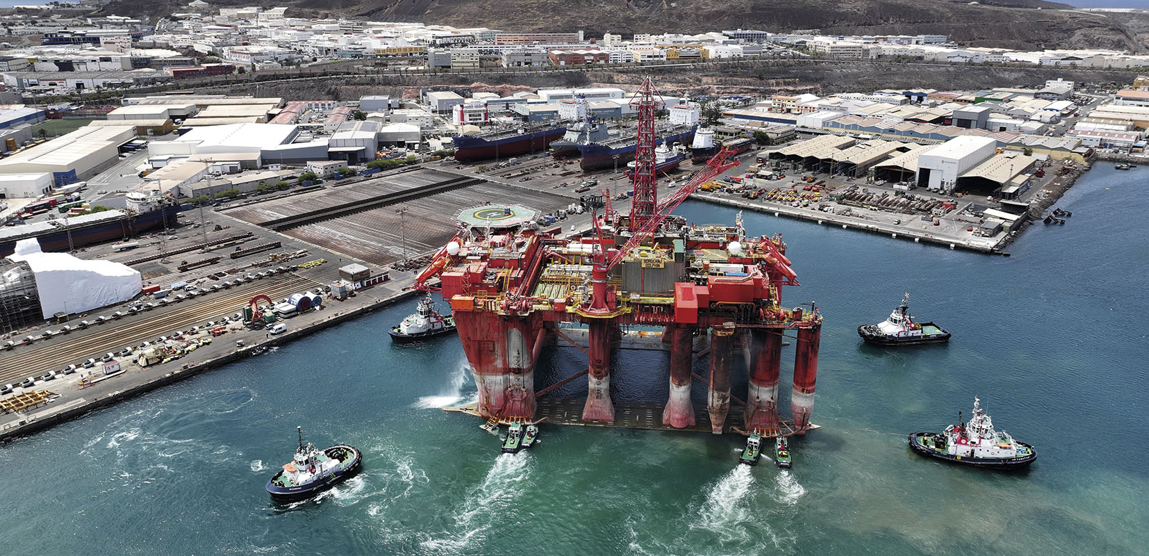 Astillero de la empresa Armón situado en Gijón