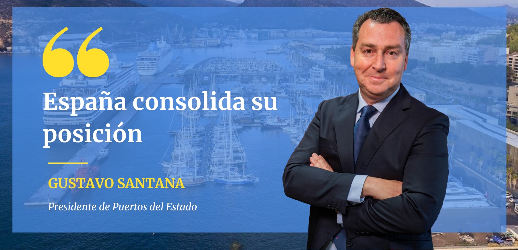 Gustavo Santana presidente de Puertos del Estado