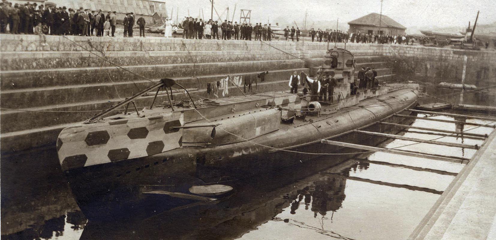 submarino de la Primera Guerra Mundial en 1934