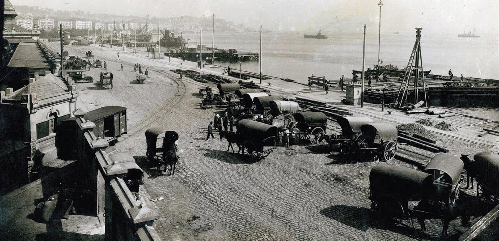 Muelles de Maliaño de 1910 a 1920