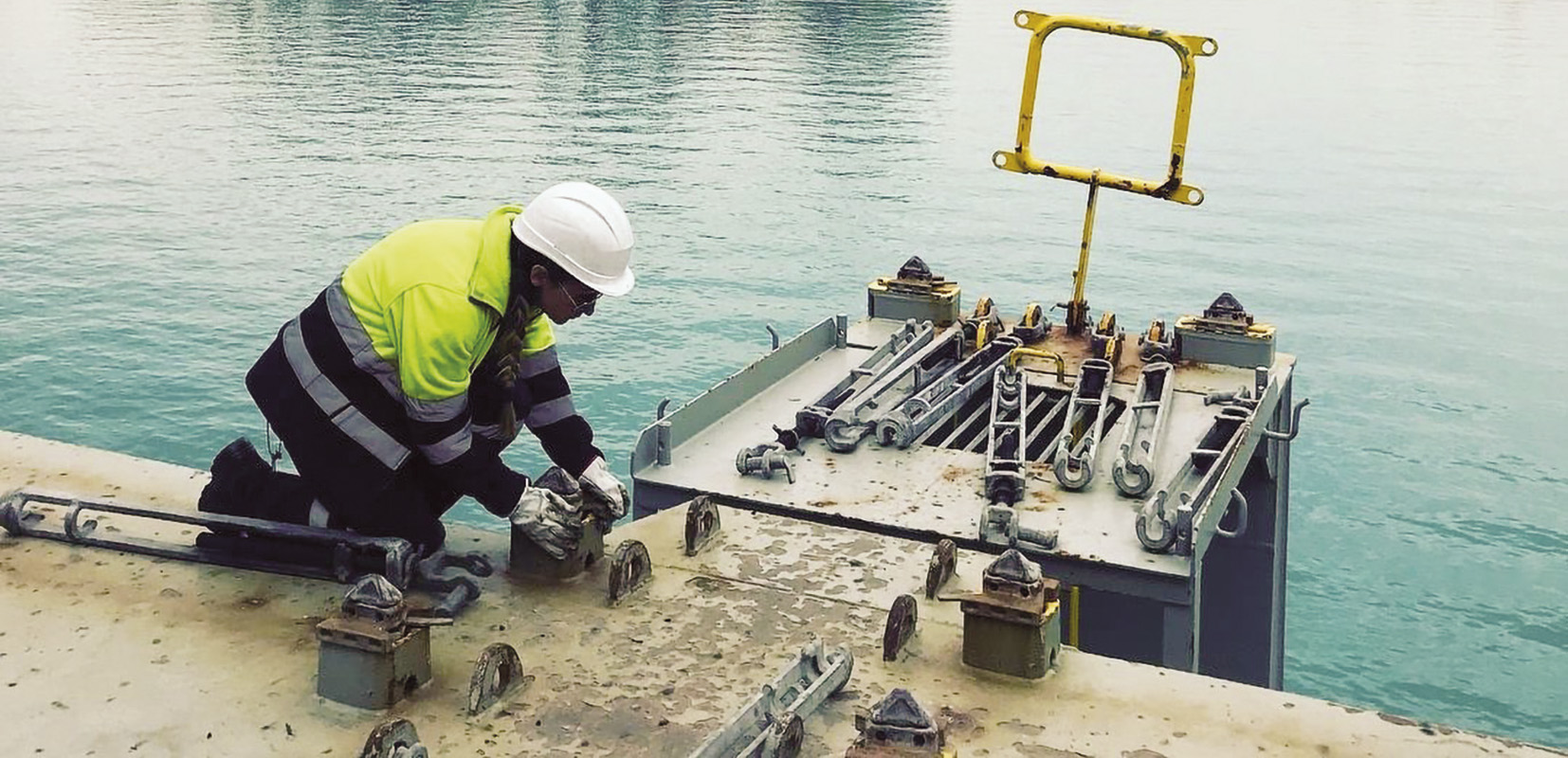 Terminal de MSC en el puerto de Valencia. 