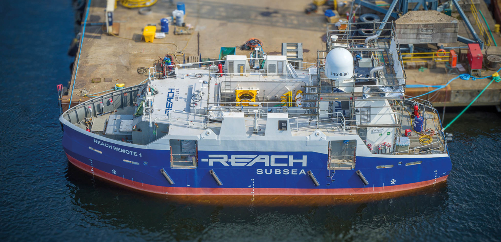 Un buque de superficie offshore de Kongsberg Maritime que se hizo a la mar a principios de 2024.