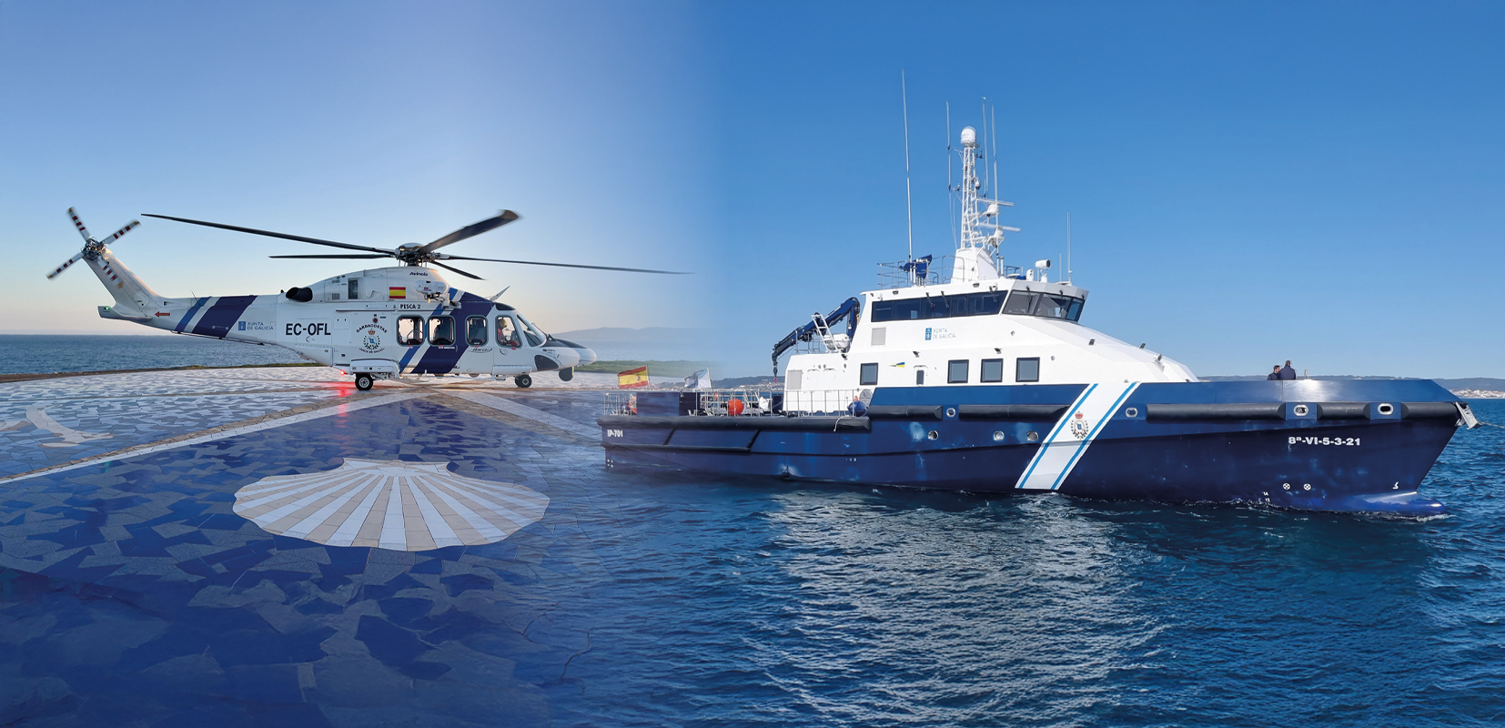 Los gardacostas da Galizia están considerados agentes de la autoridad.