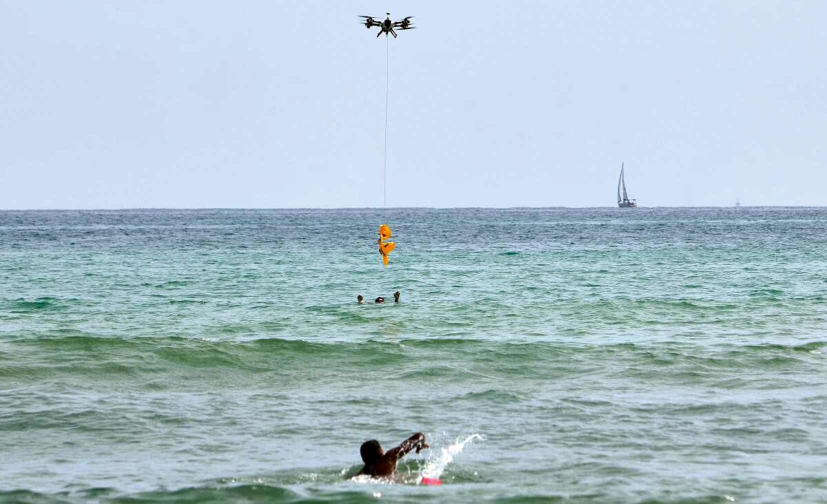 Los drones ayudan a salvar vidas en el mar