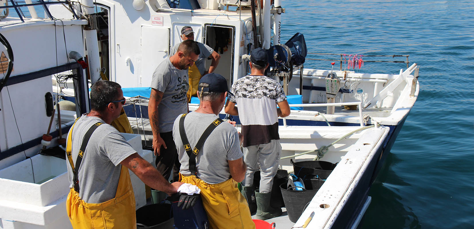 JC Mackintosh dispone de tres embarcaciones artesanales para la pesca de atún rojo del Estrecho en el Puerto de Tarifa Cádiz