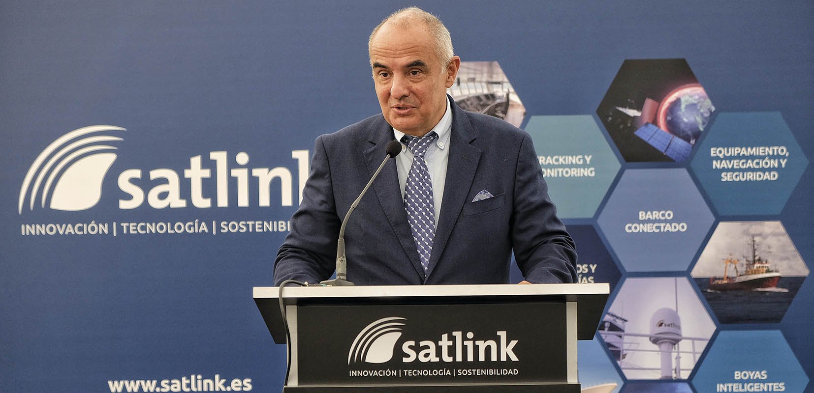 Faustino Velasco, presidente de Satlink