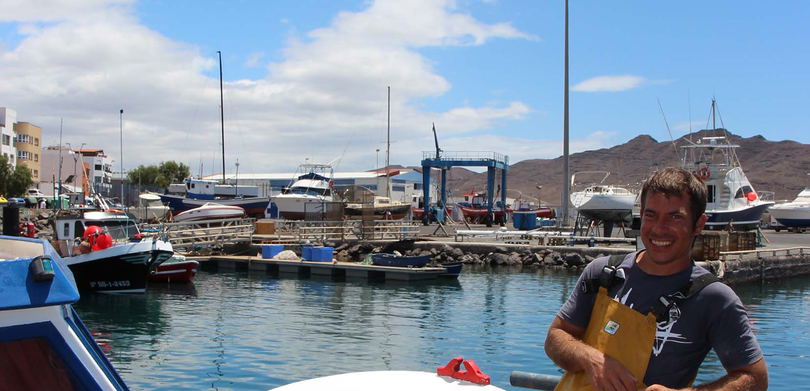   El marinero Daniel Turnes representa a las nuevas generaciones de pescadores majoreros