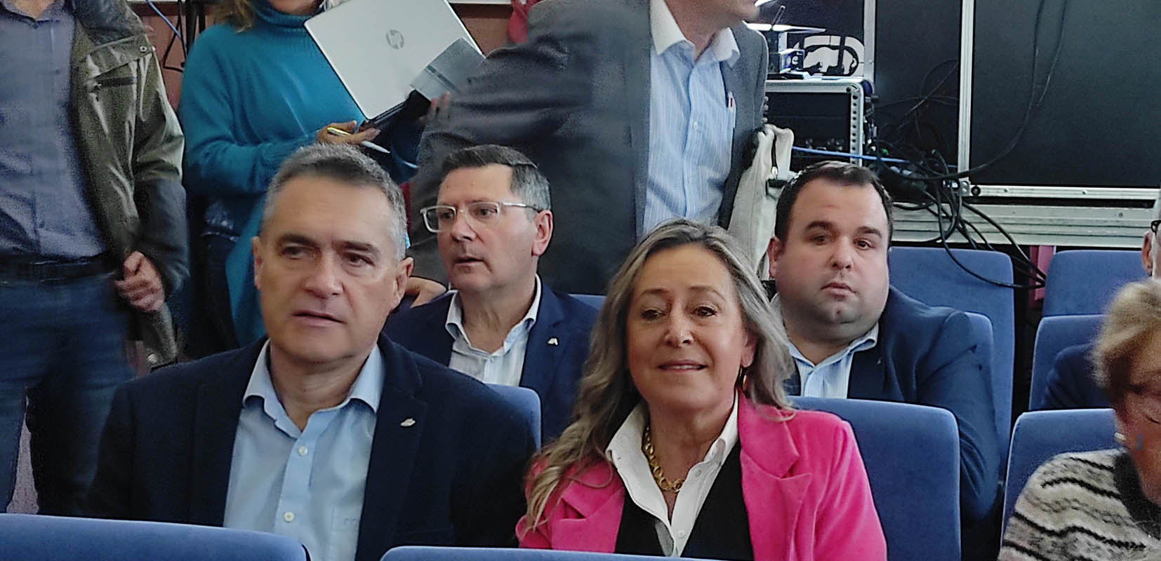José Vicente Prieto, director provincial del ISM en Lugo junto a Elena Martínez, directora del ISM