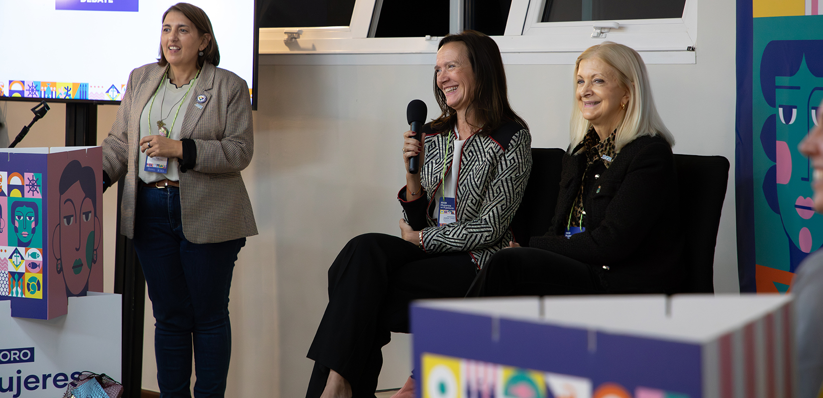 pilar otero, covadonga Jimenez y Aurora de Blas