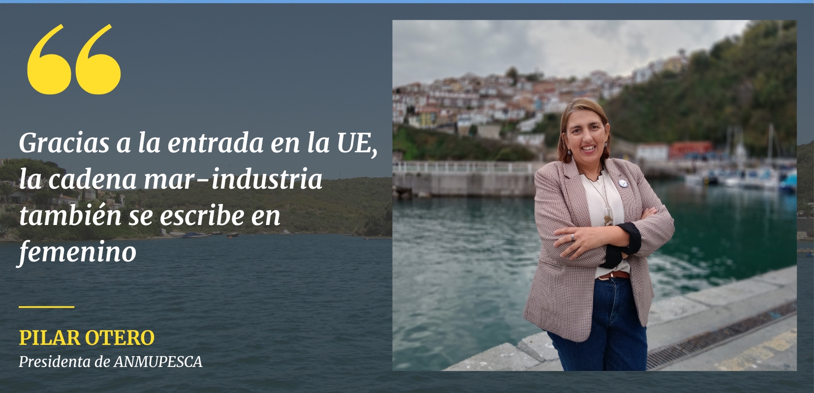 Pilar Otero Presidenta de ANMUPESCA