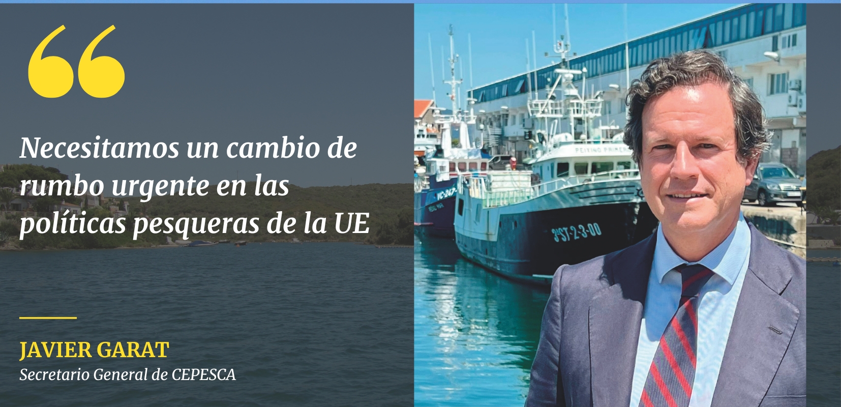 Javier Garat, secretario general de CEPESCA