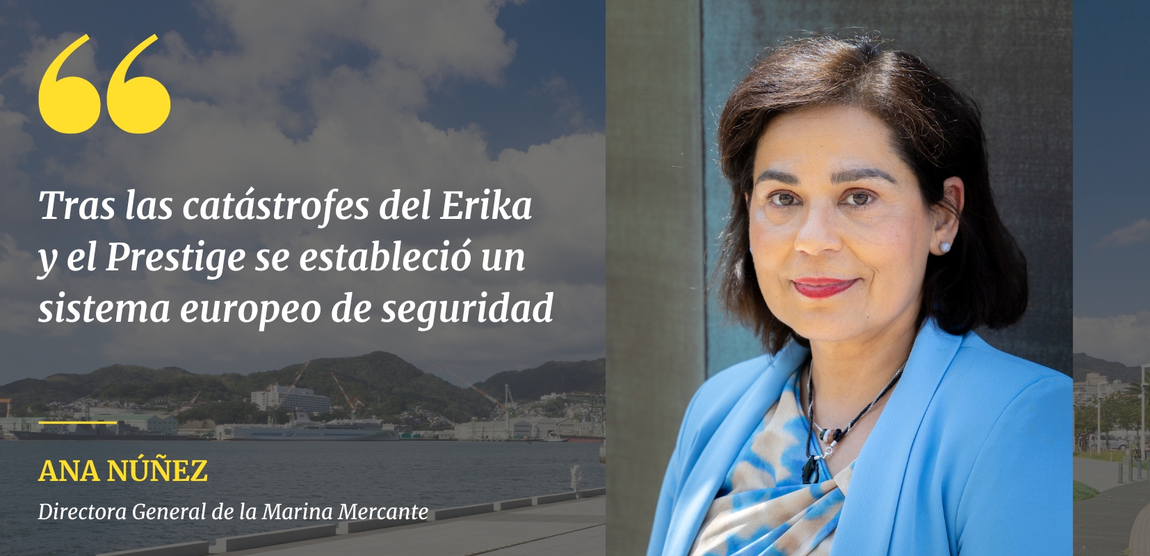 Ana Núñez. Directora General de la Marina Mercante