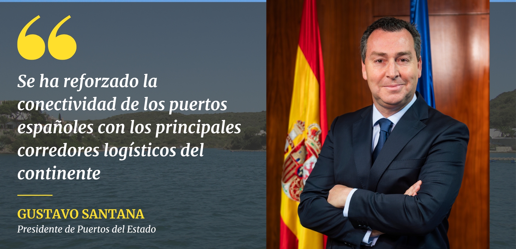 Gustavo Santana. Presidente de Puertos del Estado