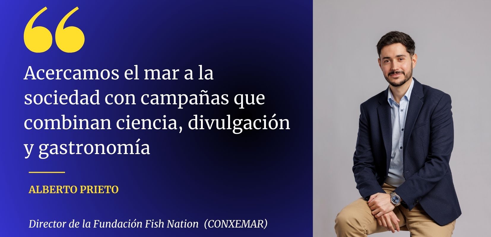 Alberto Prieto director de Fish Nation (Conxemar)