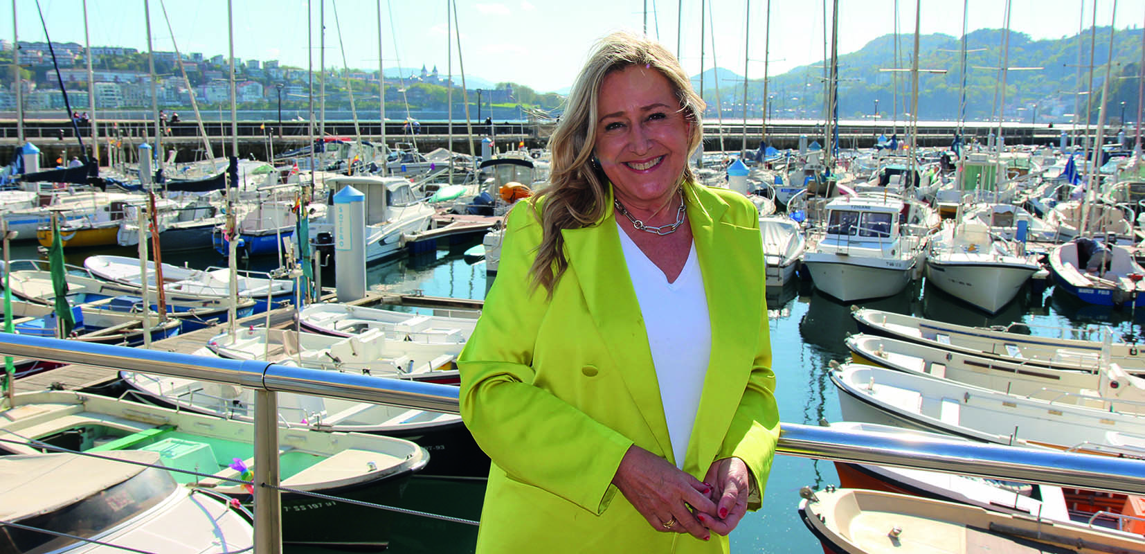 Elena Martínez Carques directora del ISM en el Puerto de San Sebastián