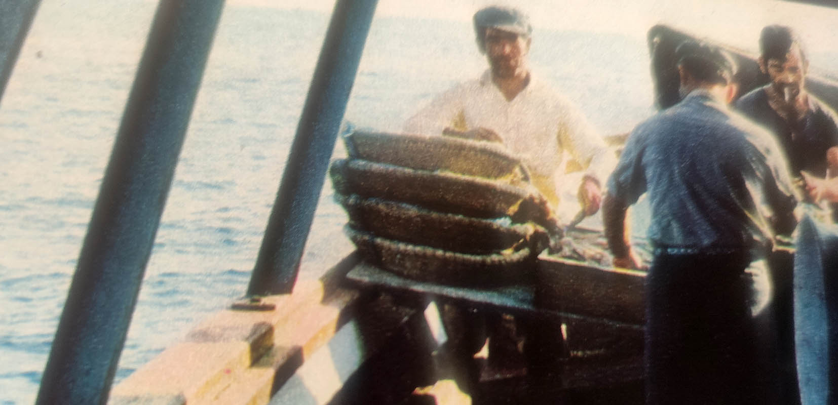 pesca marrajería en el mediterráneo Baleares. Hace 50 años
