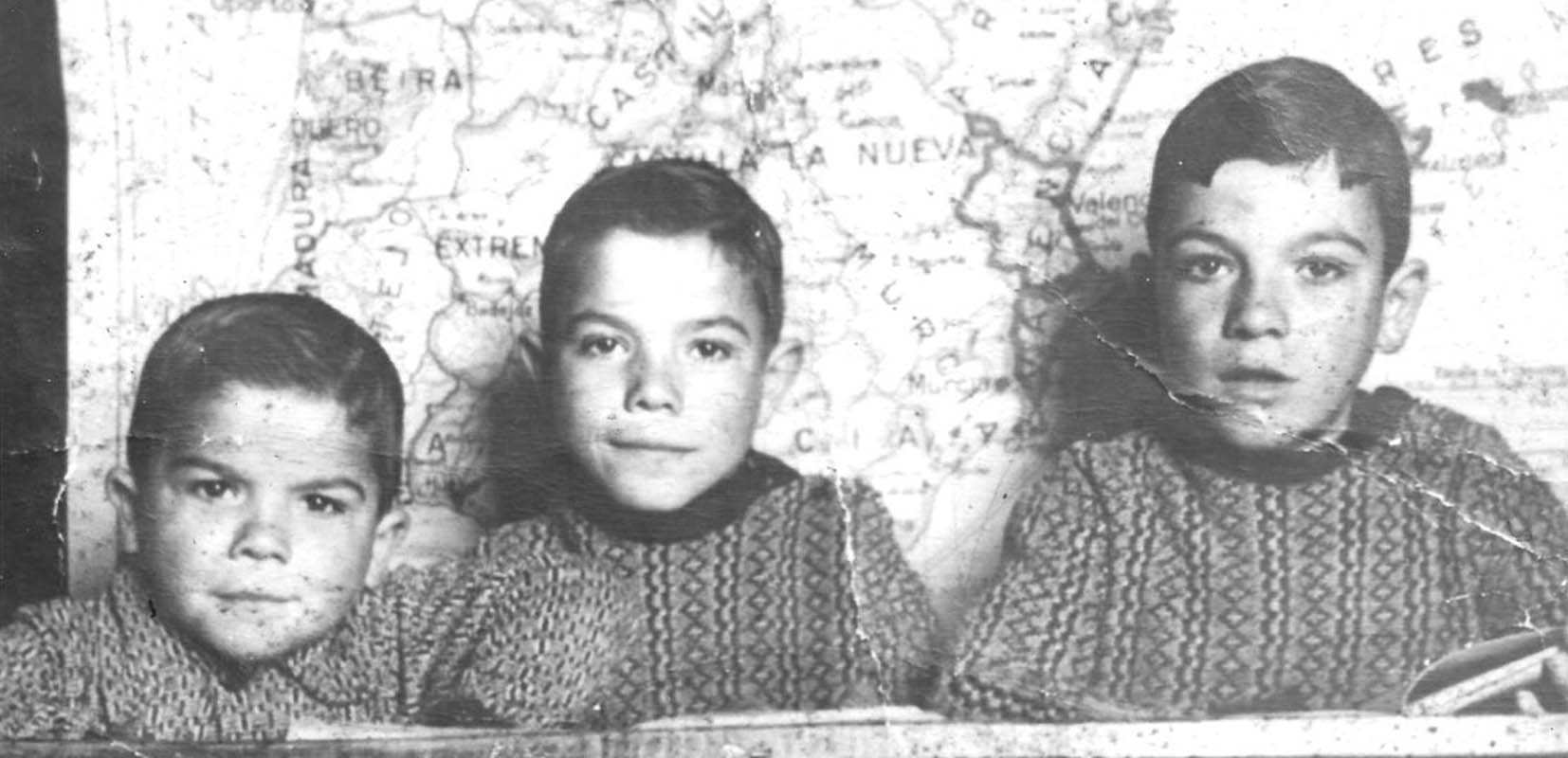 alumnos de la escuela del Pósito de Cambados