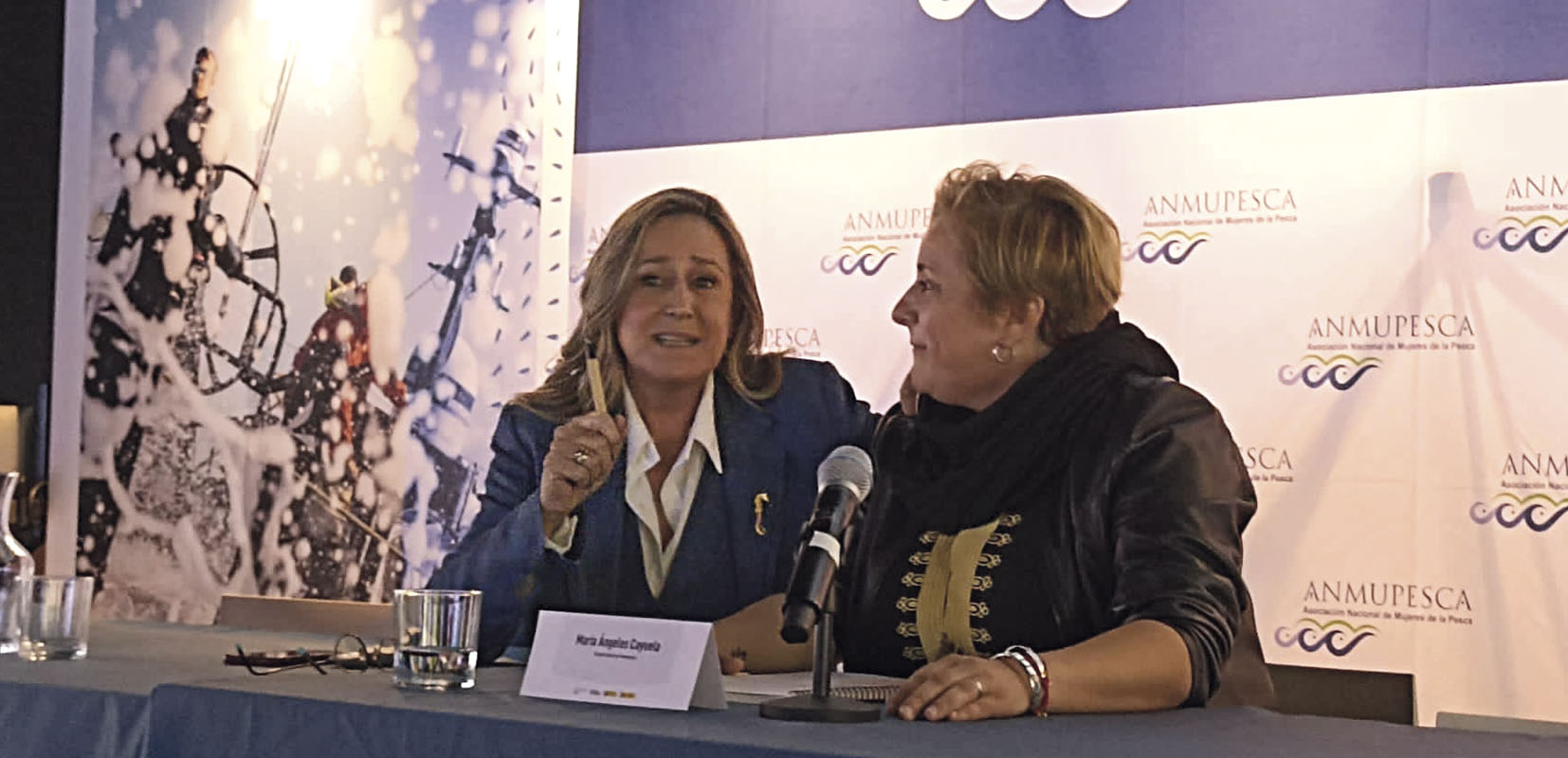 Elena Martínez Carqués, directora del ISM, durante su ponencia en el Foro de Mujeres Pesqueras