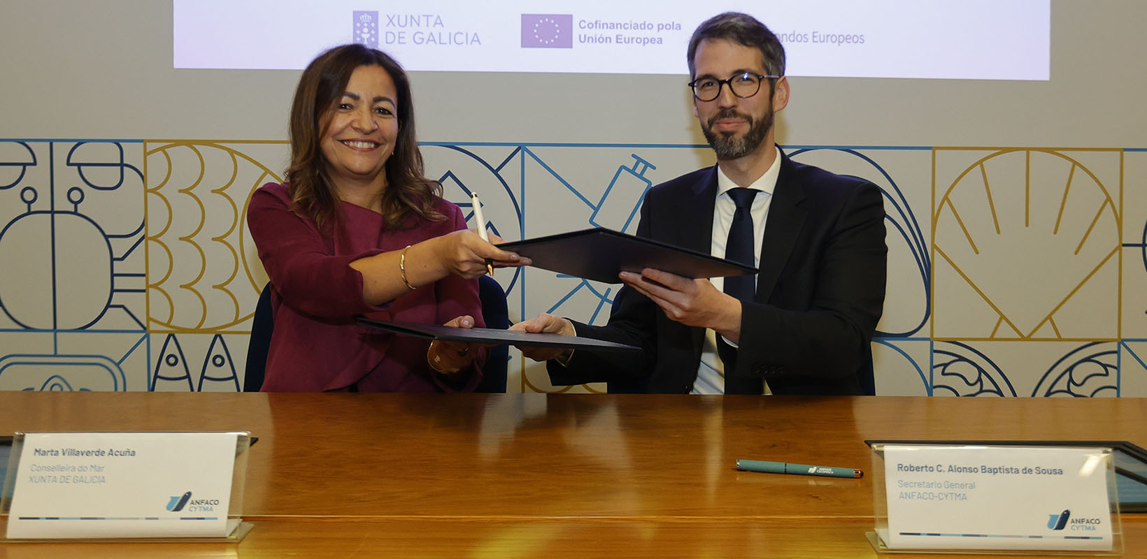 Marta Villaverde y Roberto Alonso firman un nuevo convenio de colaboración