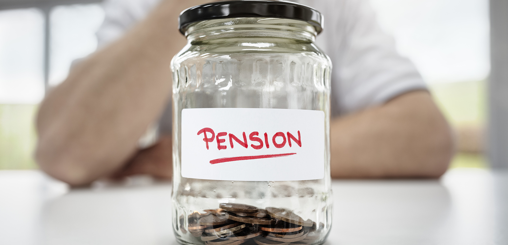 Hucha con ahorro para las pensiones