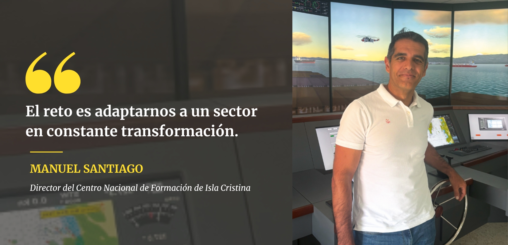 Manuel Santiago Marcos, director del CNF Isla Cristina