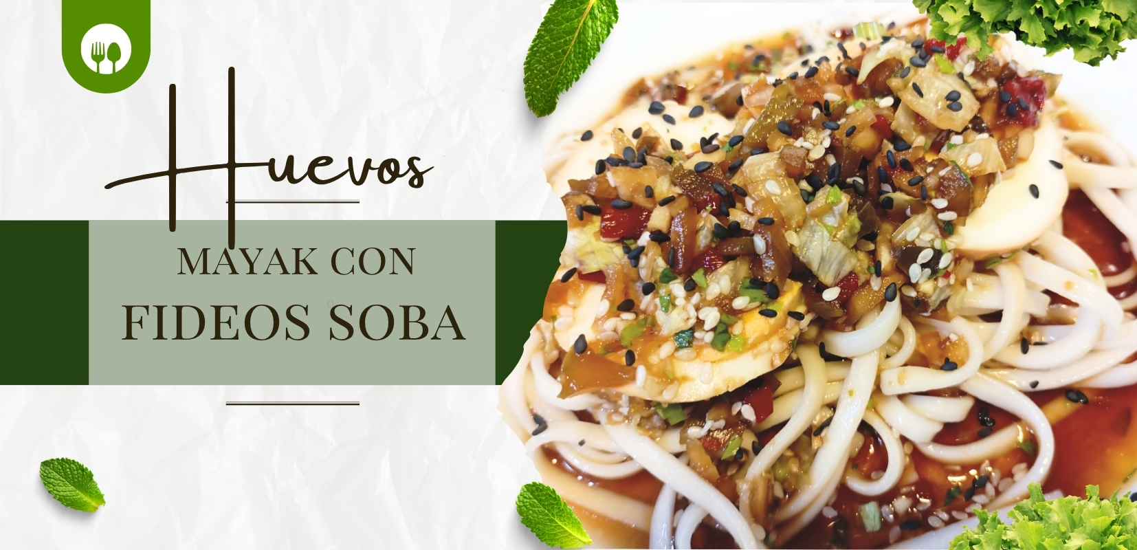 Huevos Mayak con fideos soba