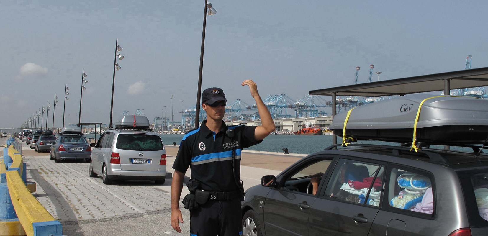Policía Portuario en el Puerto de Algeciras 