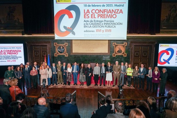 Acto de entrega de los Premios a la Calidad e Innovación en la Gestión Pública otorgados por la Secretaría de Estado de Función Pública